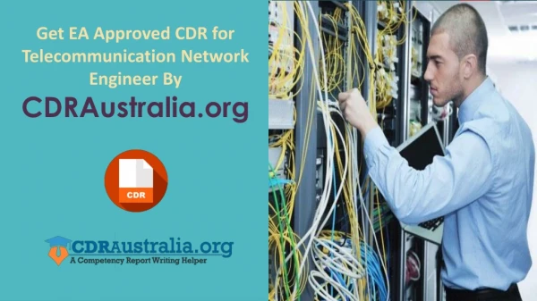 CDR for Telecommunications Network Engineer by CDRAustralia.org
