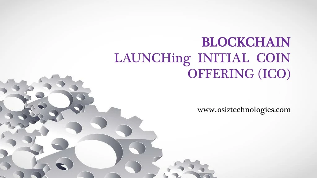 blockchain launching initial coin offering ico