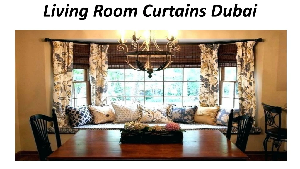 living room curtains dubai