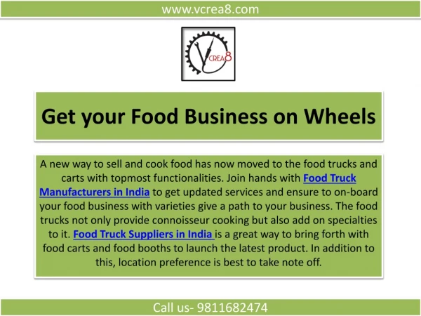 Ensure to hire topmost food truck manufacturer for your business