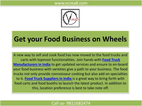 get your food business on wheels