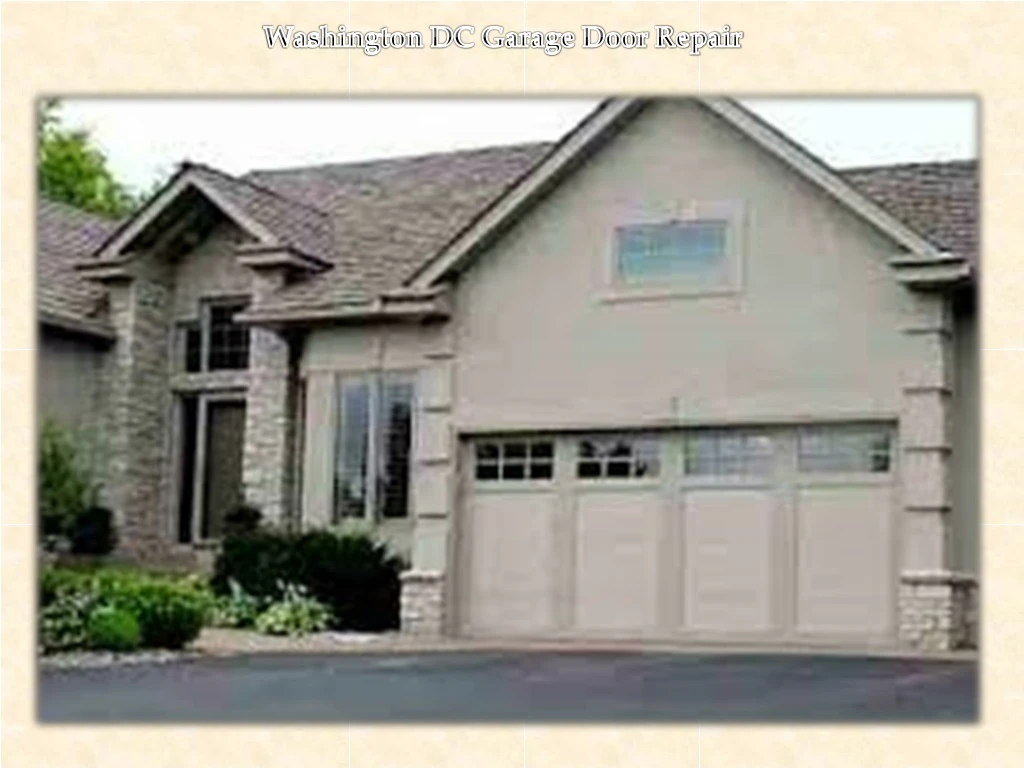 washington dc garage door repair