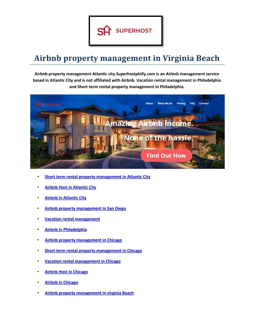airbnb property management in virginia beach