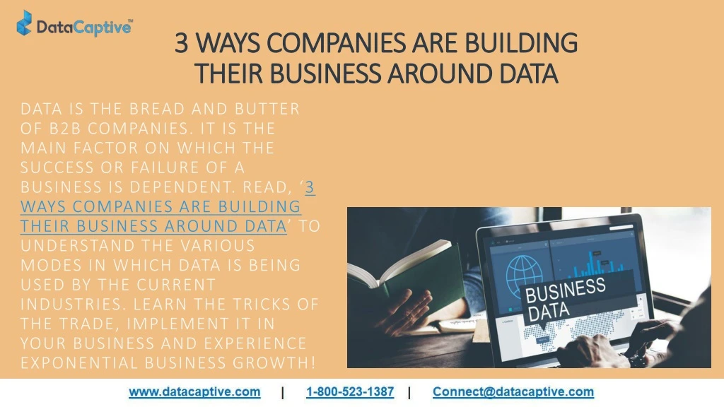 3 ways companies are building their business around data