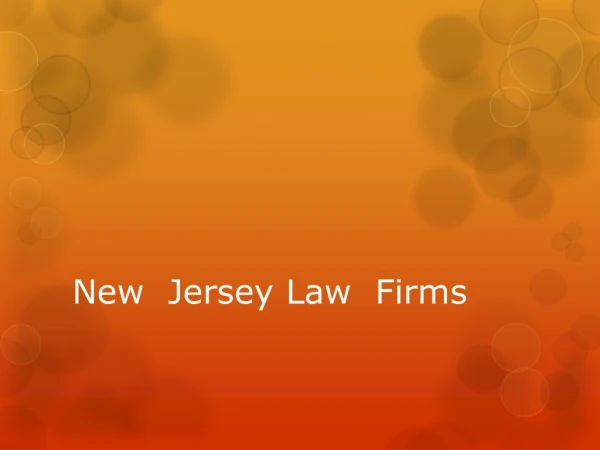 Lawyers In New Jersey