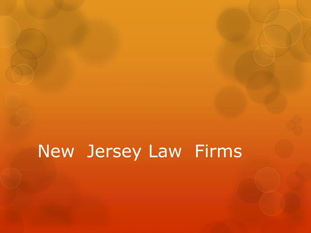 new jersey law firms