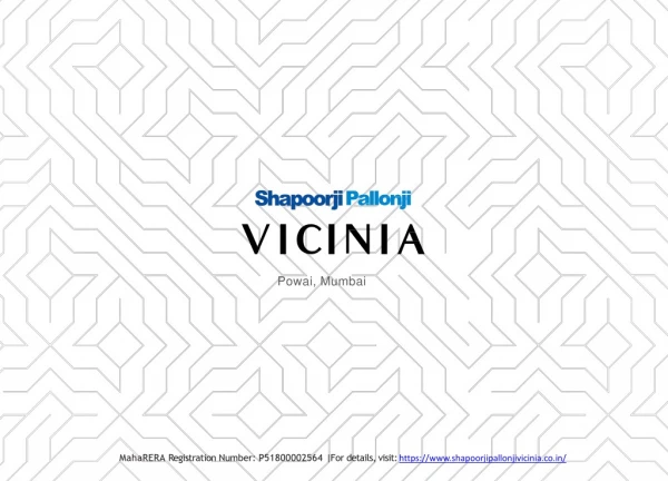 Shapoorji Pallonji Vicinia - Shapoorji Pallonji Vicinia Powai | Call - 8745889889