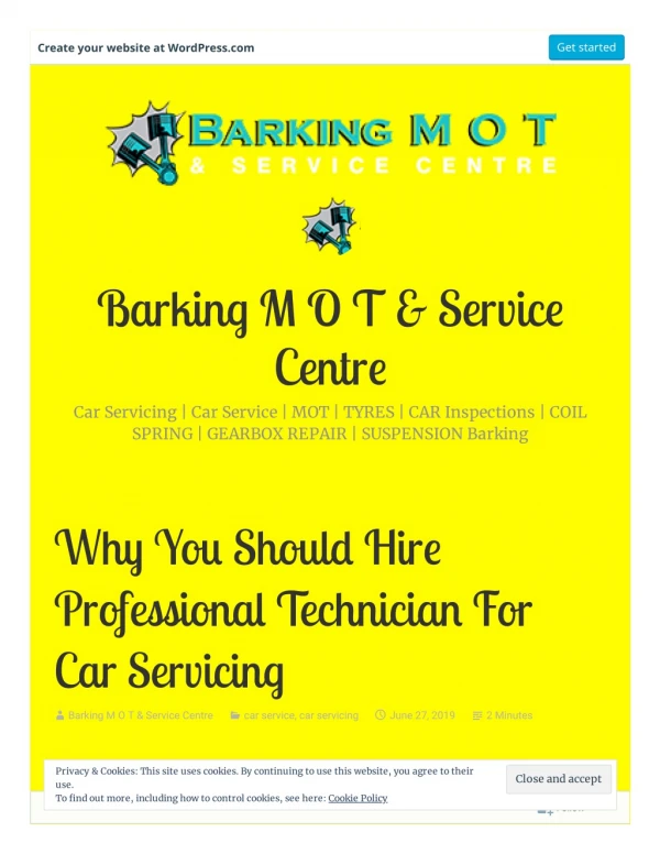 Why You Should Hire Professional Technician For Car Servicing