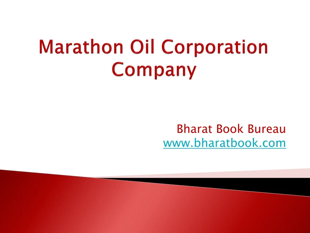 marathon oil corporation company