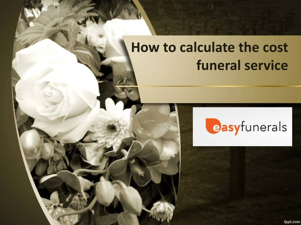 how to calculate the cost funeral service