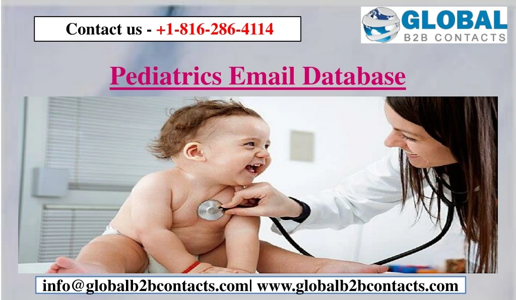 pediatrics email database