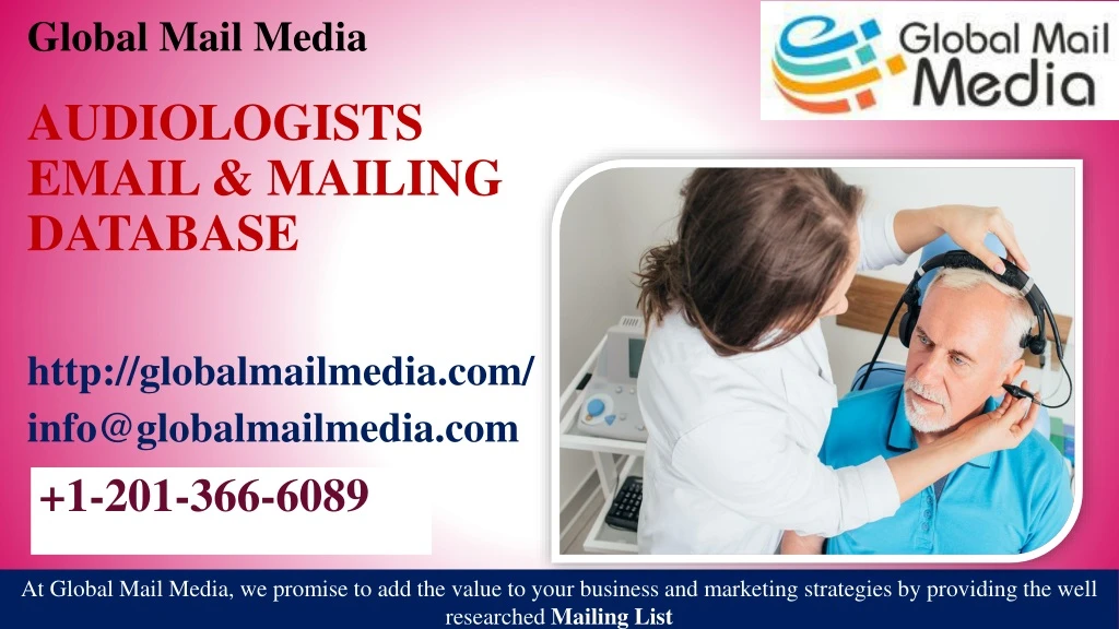 audiologists email mailing database