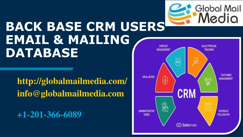 back base crm users email mailing database