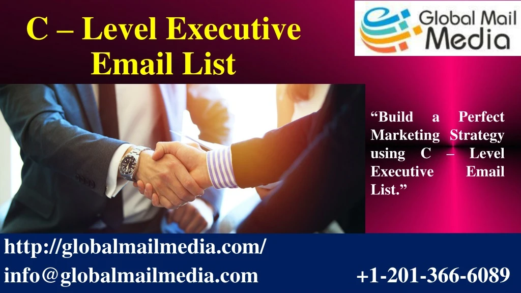 c level executive email list