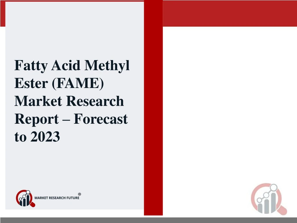 fatty acid methyl ester fame market research