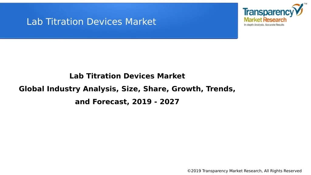 lab titration devices market