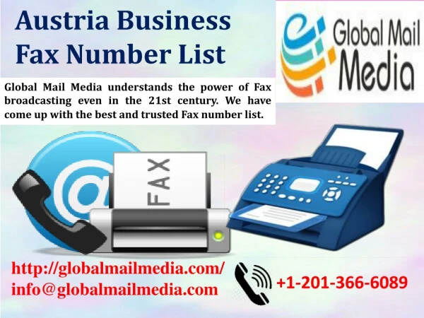 Austria Business Fax Number List