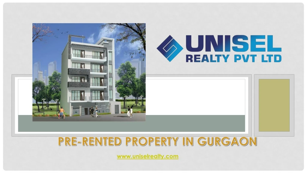 pre rented property in gurgaon