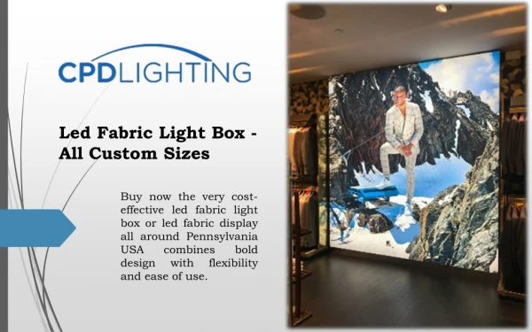 Led Fabric Light Box - All Custom Sizes