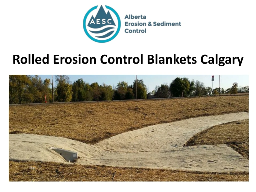 rolled erosion control blankets calgary