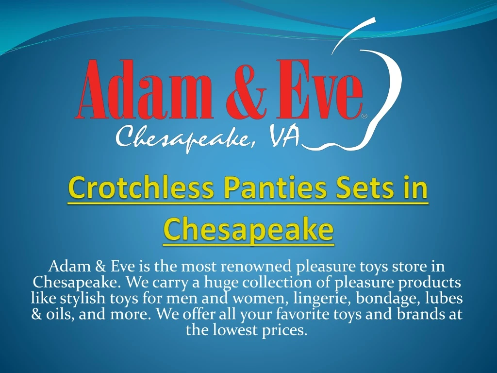 crotchless panties sets in chesapeake