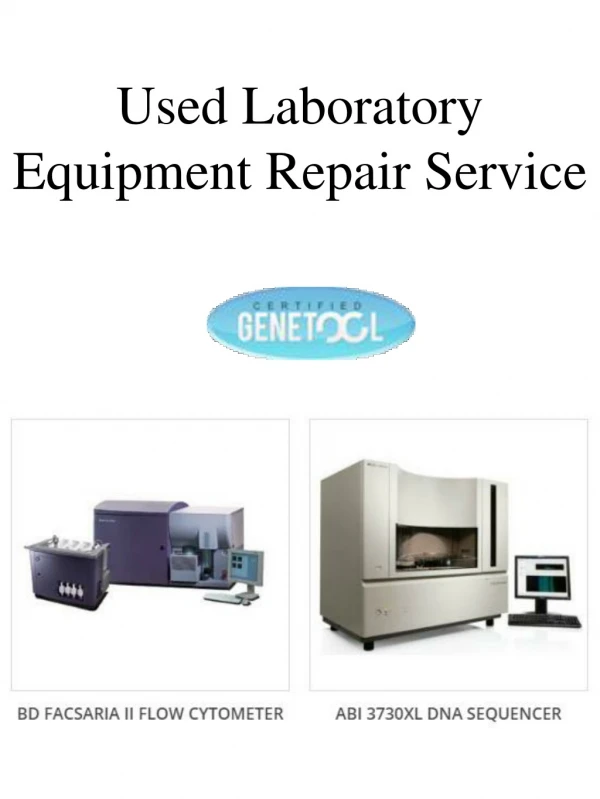 Used Laboratory Equipment Repair Service