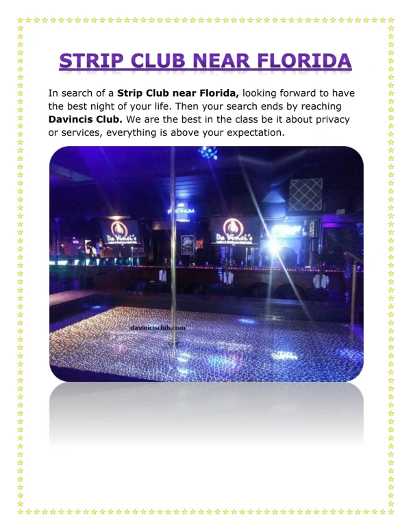 Strip Club Near Florida