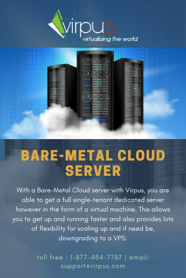 Bare metal cloud server