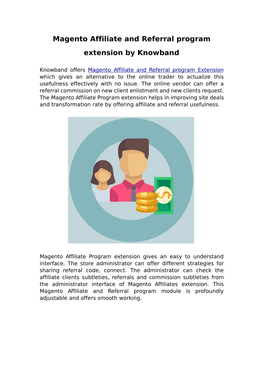 magento affiliate and referral program