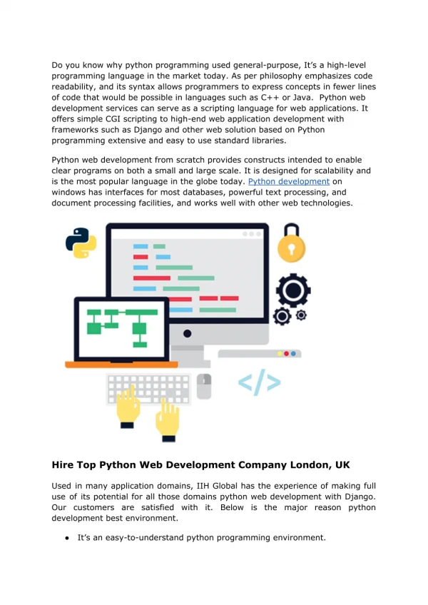 Python Development UK & India