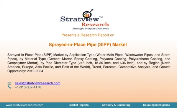 Sprayed in place pipe market