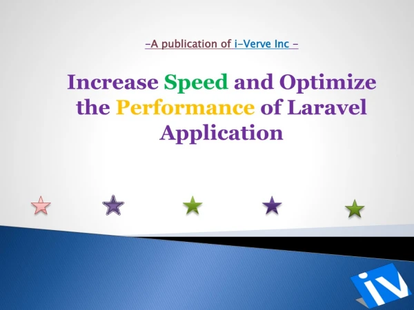 Speed Up And Optimize The Performance Of Laravel Application