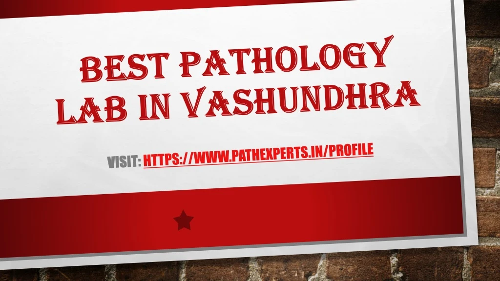 best pathology lab in vashundhra