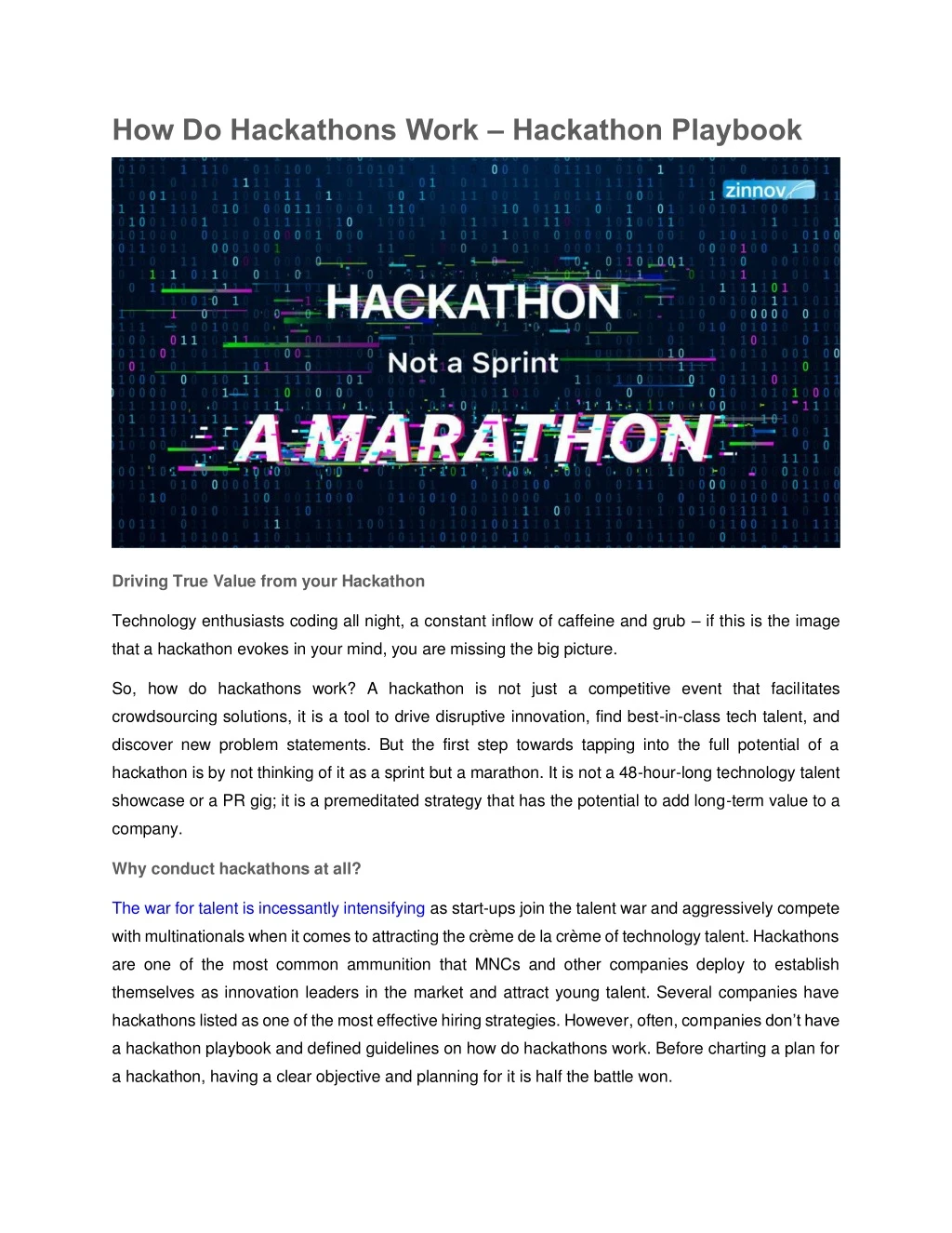 how do hackathons work hackathon playbook