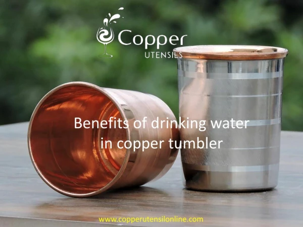 Copper Bottle Uses and Benefits