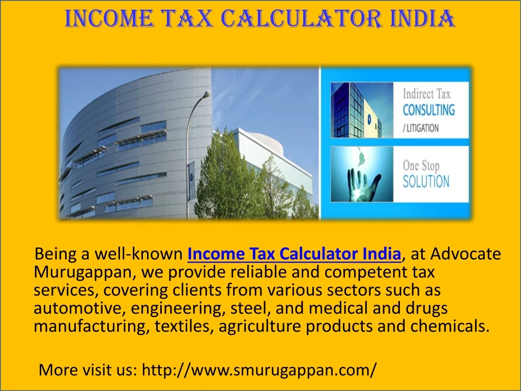 income tax calculator india