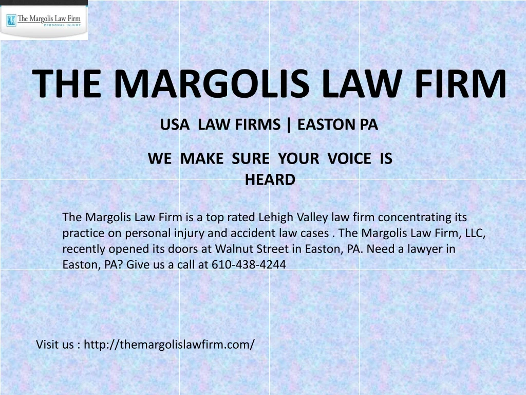 the margolis law firm