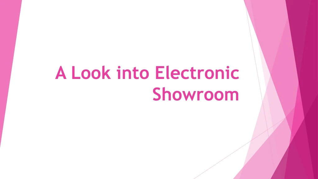 a look into electronic