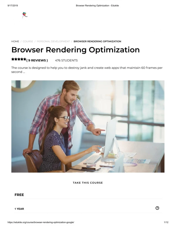 Browser Rendering Optimization - Edukite