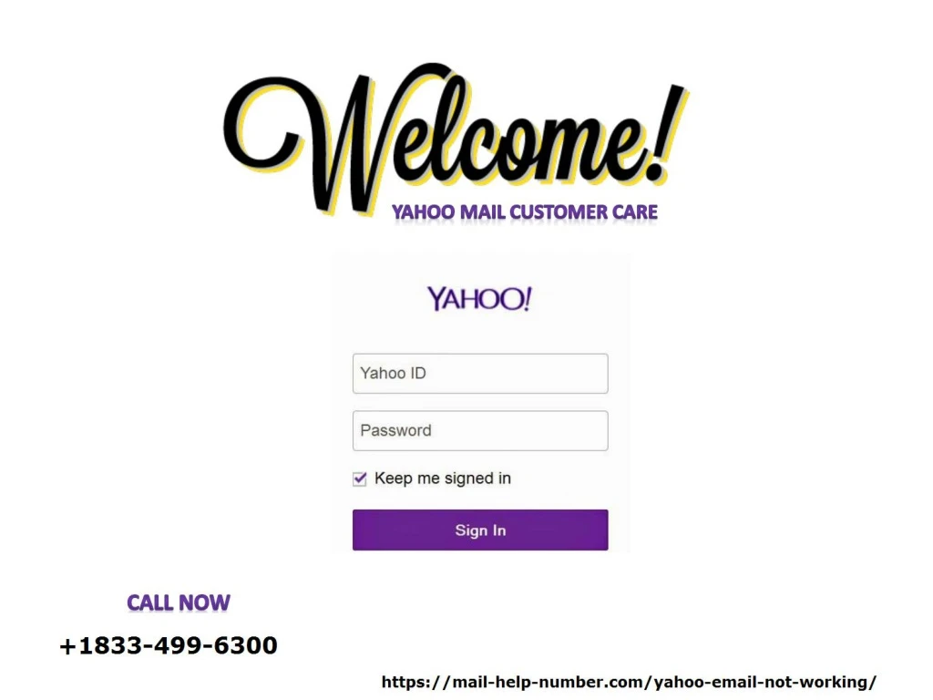welcome yahoo email customer care