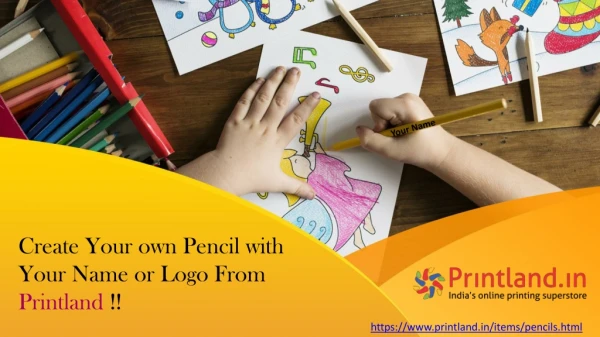 Create Your own Pencil with Your Name or Logo From Printland