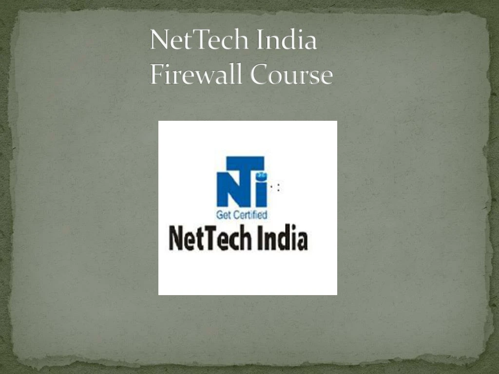 nettech india firewall course