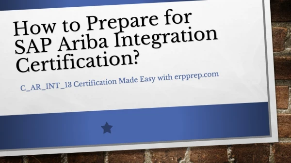 New Questions Answers and Study Tips For SAP Ariba Integration Certification