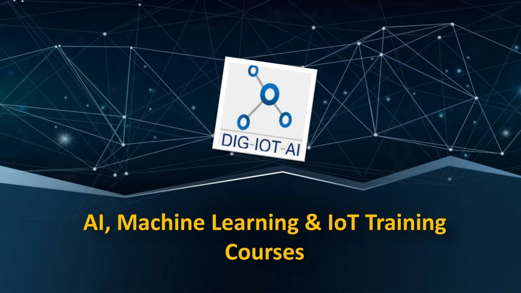 ai machine learning iot training courses