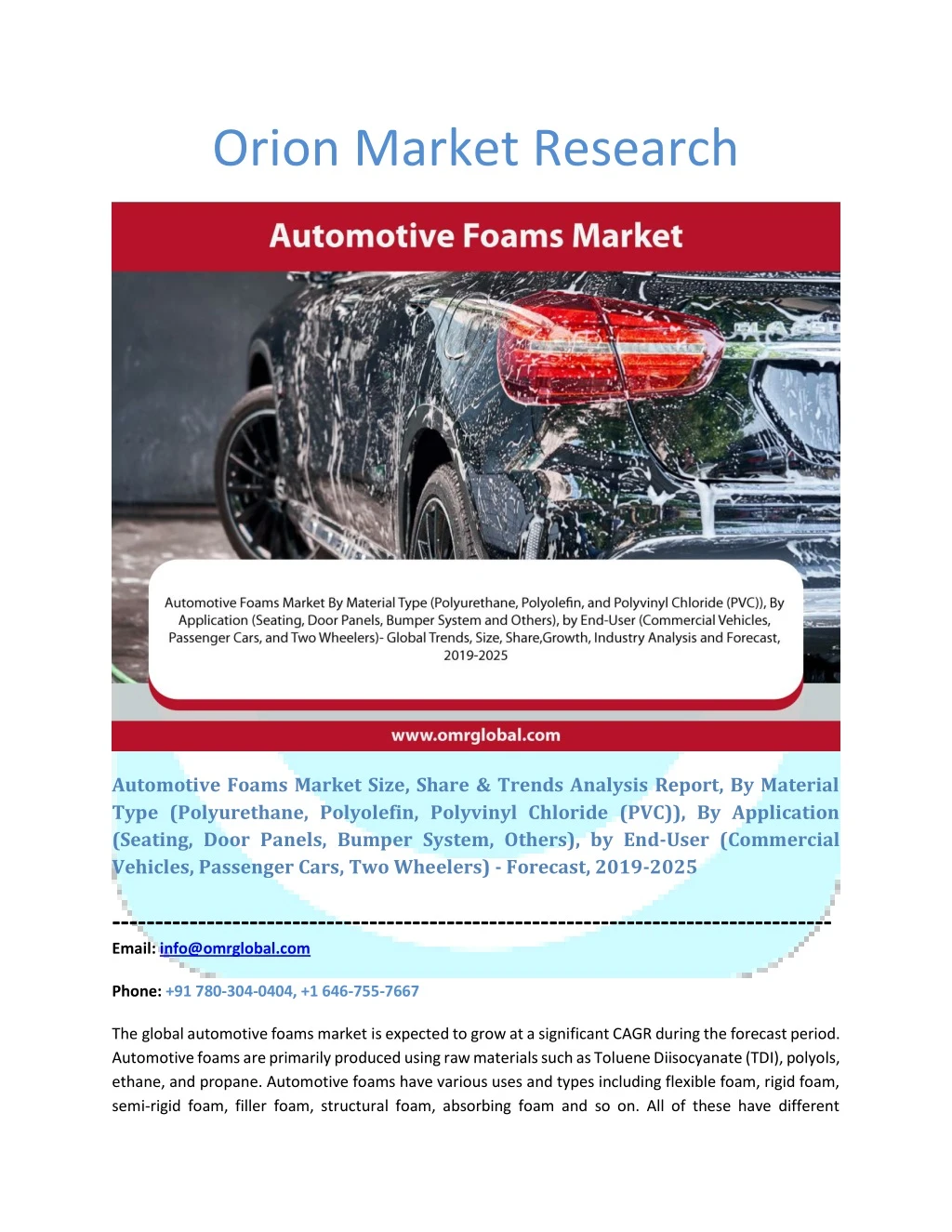 orion market research