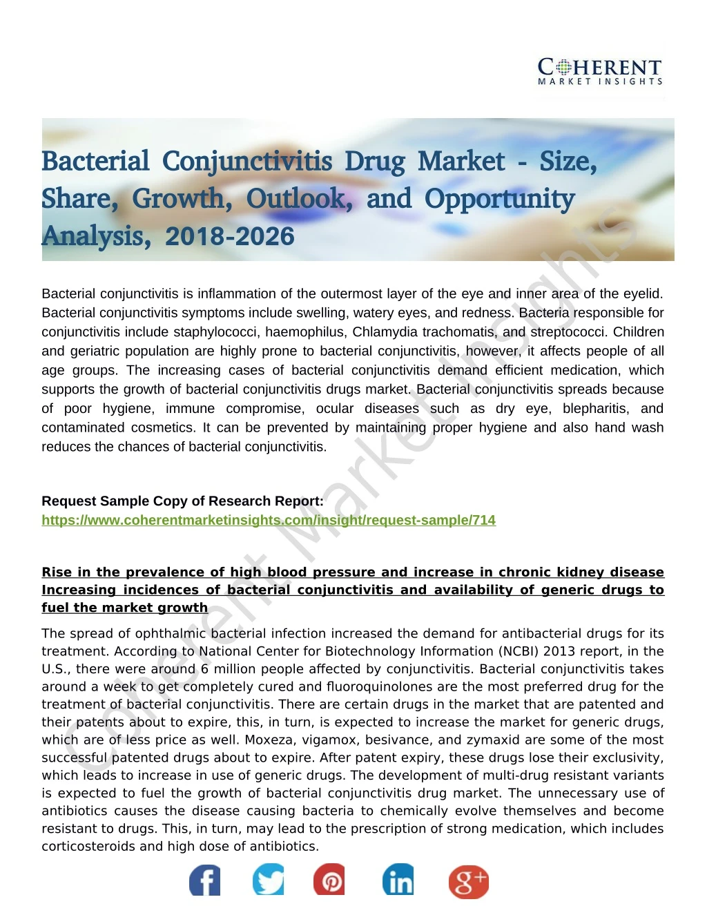 bacterial conjunctivitis drug market size