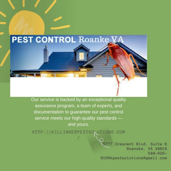 Pest Control Roanoke VA