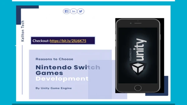 Reasons to Develop Nintendo Switch Game in Unity Game Engine