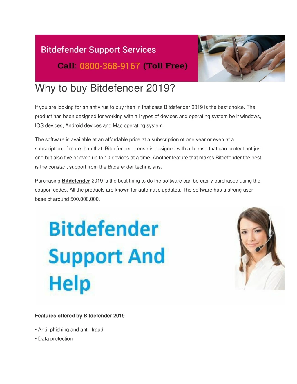 why to buy bitdefender 2019