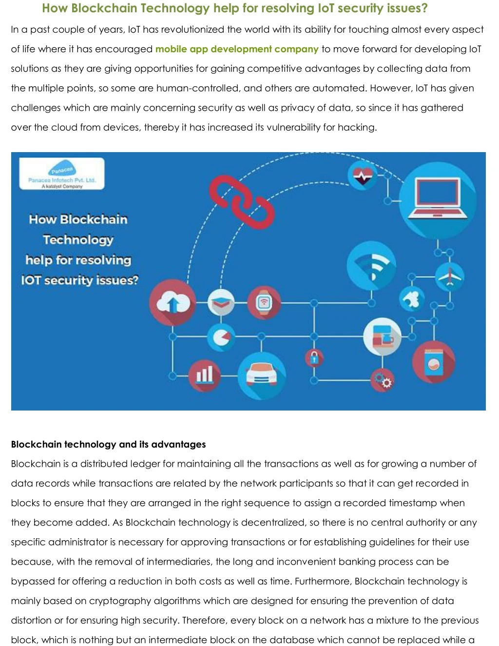 how blockchain technology help for resolving